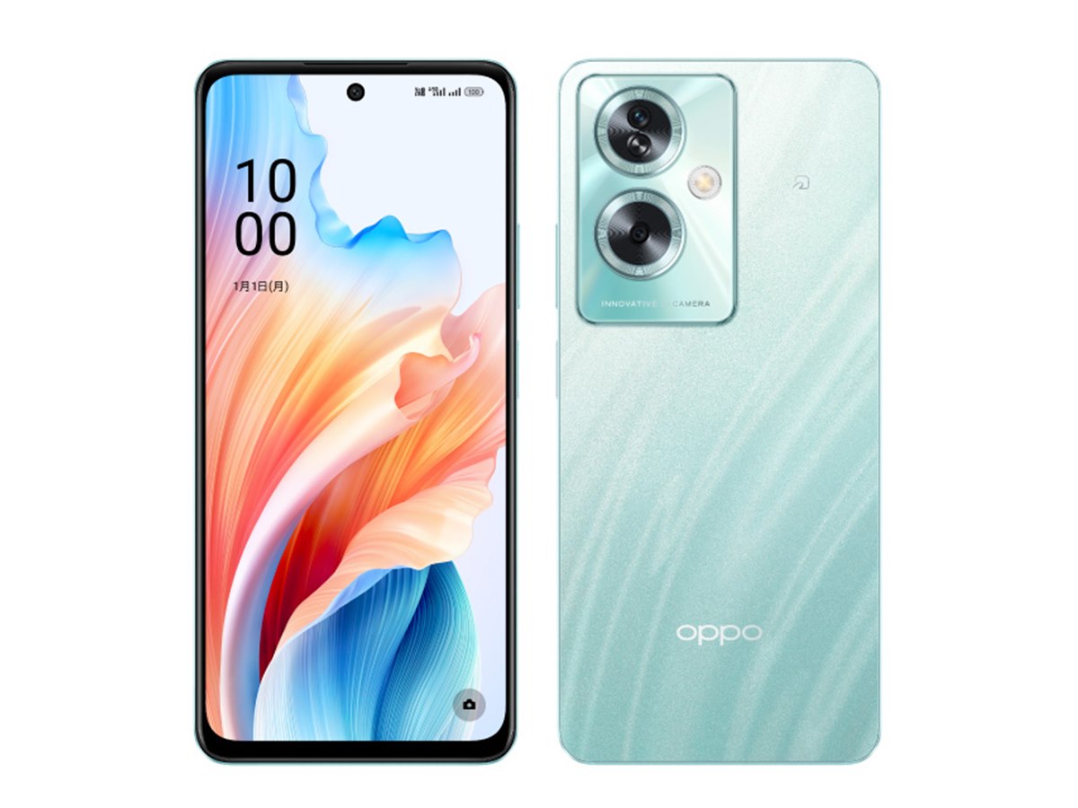 携帯電話本体 OPPO OPPO、「Snapdragon 6s 4G Gen1」を搭載した6.7型4Gスマホ「OPPO