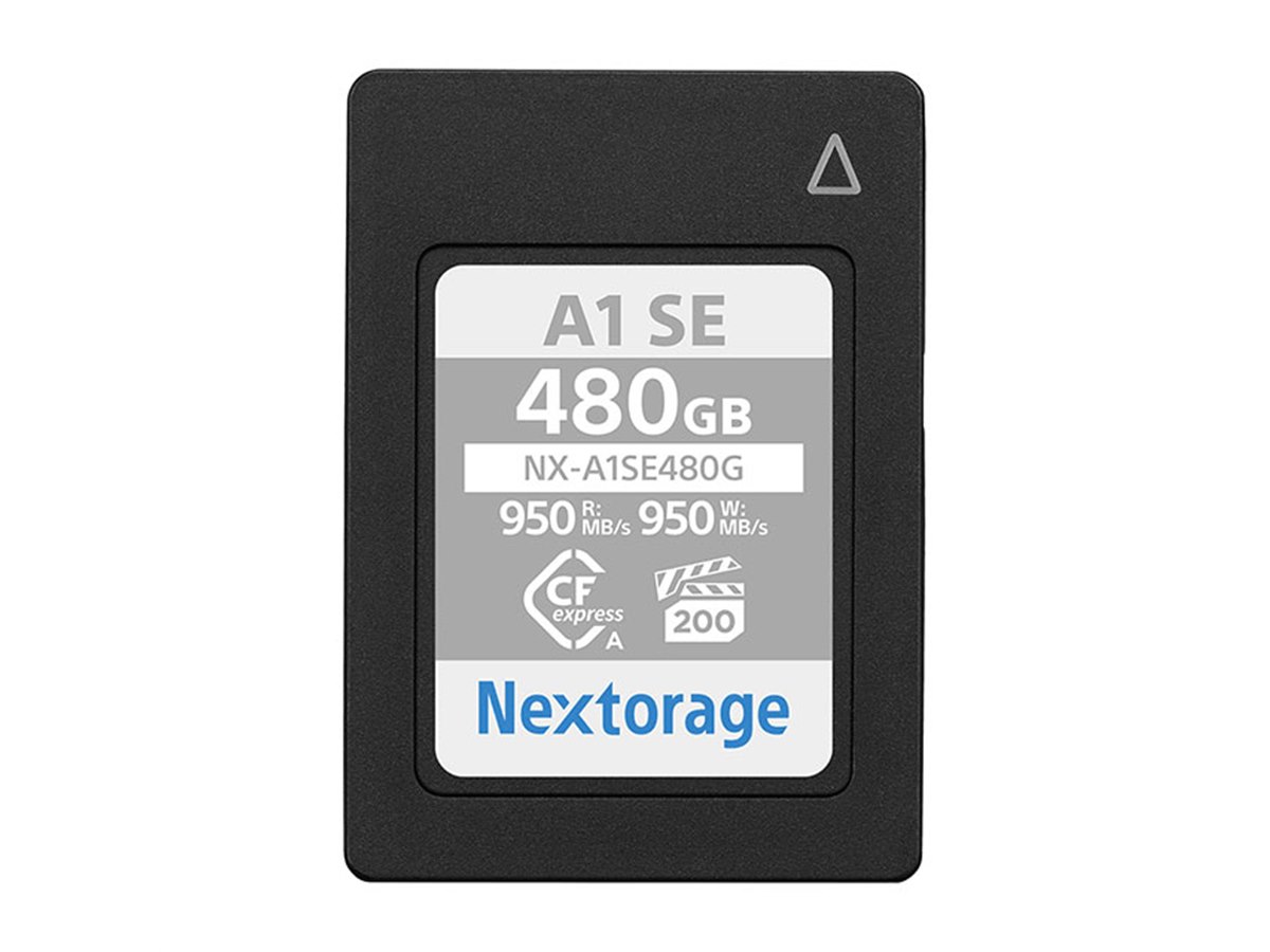 Nextorage、CFexpress Type Aメモリーカードの480GBモデル