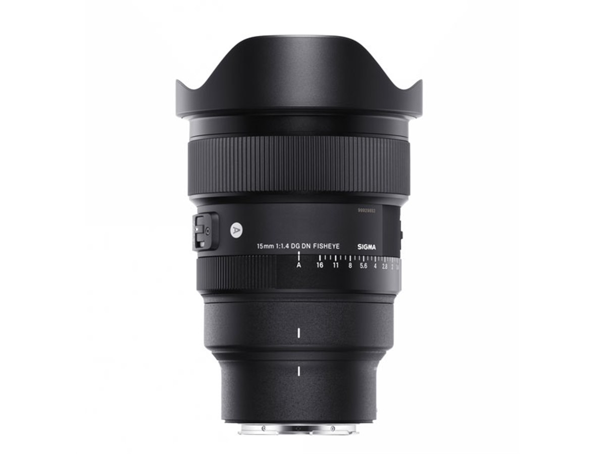シグマ、F1.4対角魚眼レンズ「15mm F1.4 DG DN DIAGONAL FISHEYE