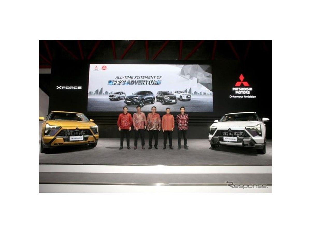 三菱、新グローバルSUV『エクスフォース』を出展…インドネシア
