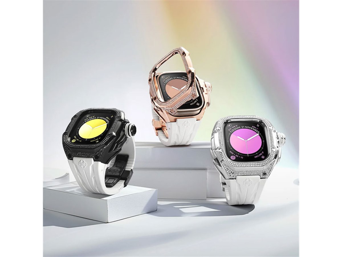 49.5万円、モアサナイト使用の高級Apple Watchケース「RSTIII MD 