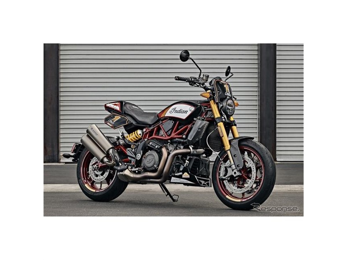 世界限定300台、インディアン『FTR x RSD Super Hooligan』を東京