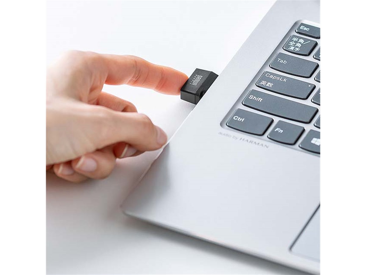 サンワ、Windows Helloに対応したUSB Type-C接続の指紋認証