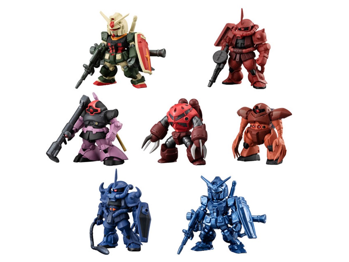 ガンダム食玩に“劇場版ポスターのカラーリング”をイメージした