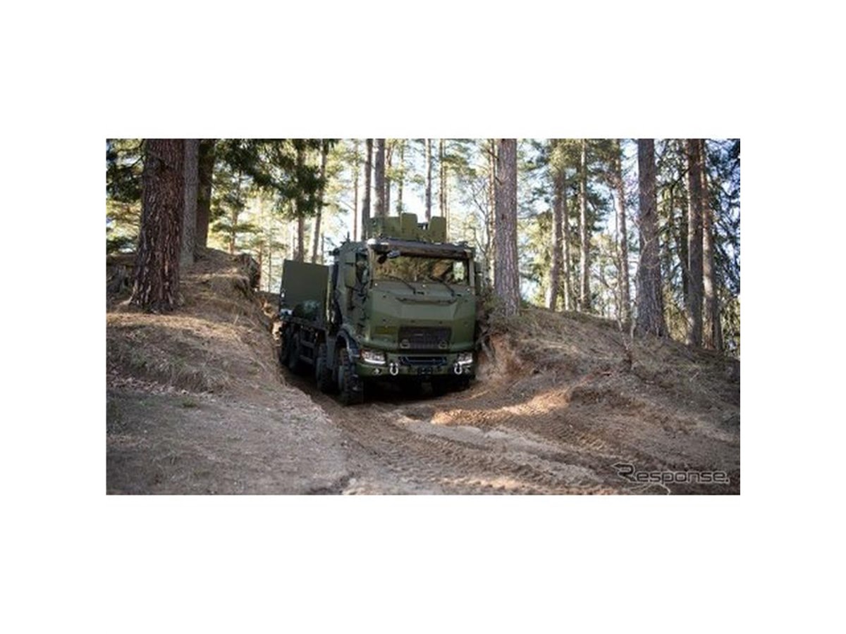 静音モードで60km、スカニアのハイブリッドトラック…フランス防衛