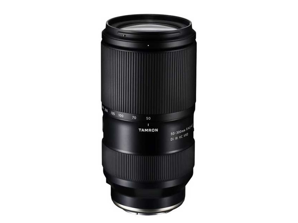 タムロン、Eマウント用「50-300mm F/4.5-6.3 Di III VC VXD」を本日6月
