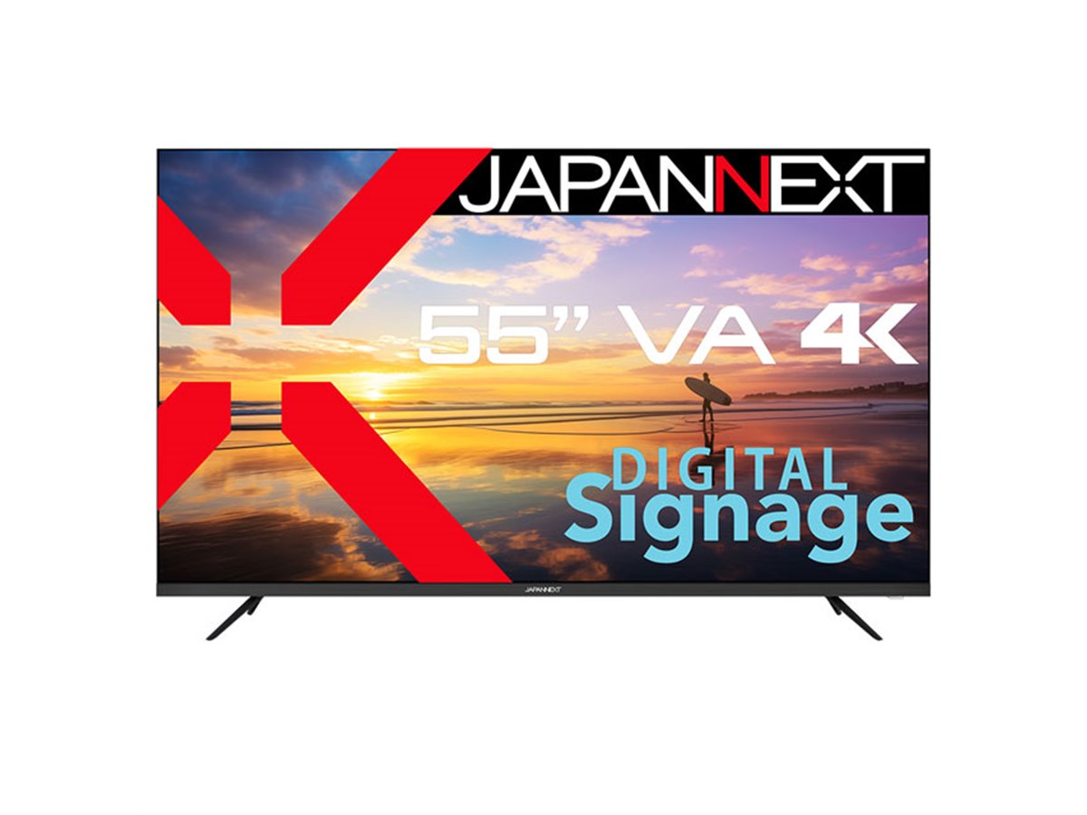 JAPANNEXT 液晶モニターJN-V55UHD-U 55インチ 4K JAPANNEXT、USBメディアプレーヤー機能搭載の55型4K UHD液晶「JN