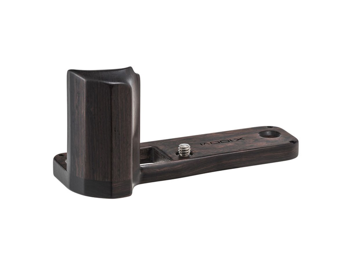 焦点工房、黒檀を使用した「FUJIFILM X100 VI」用カメラウッドグリップ