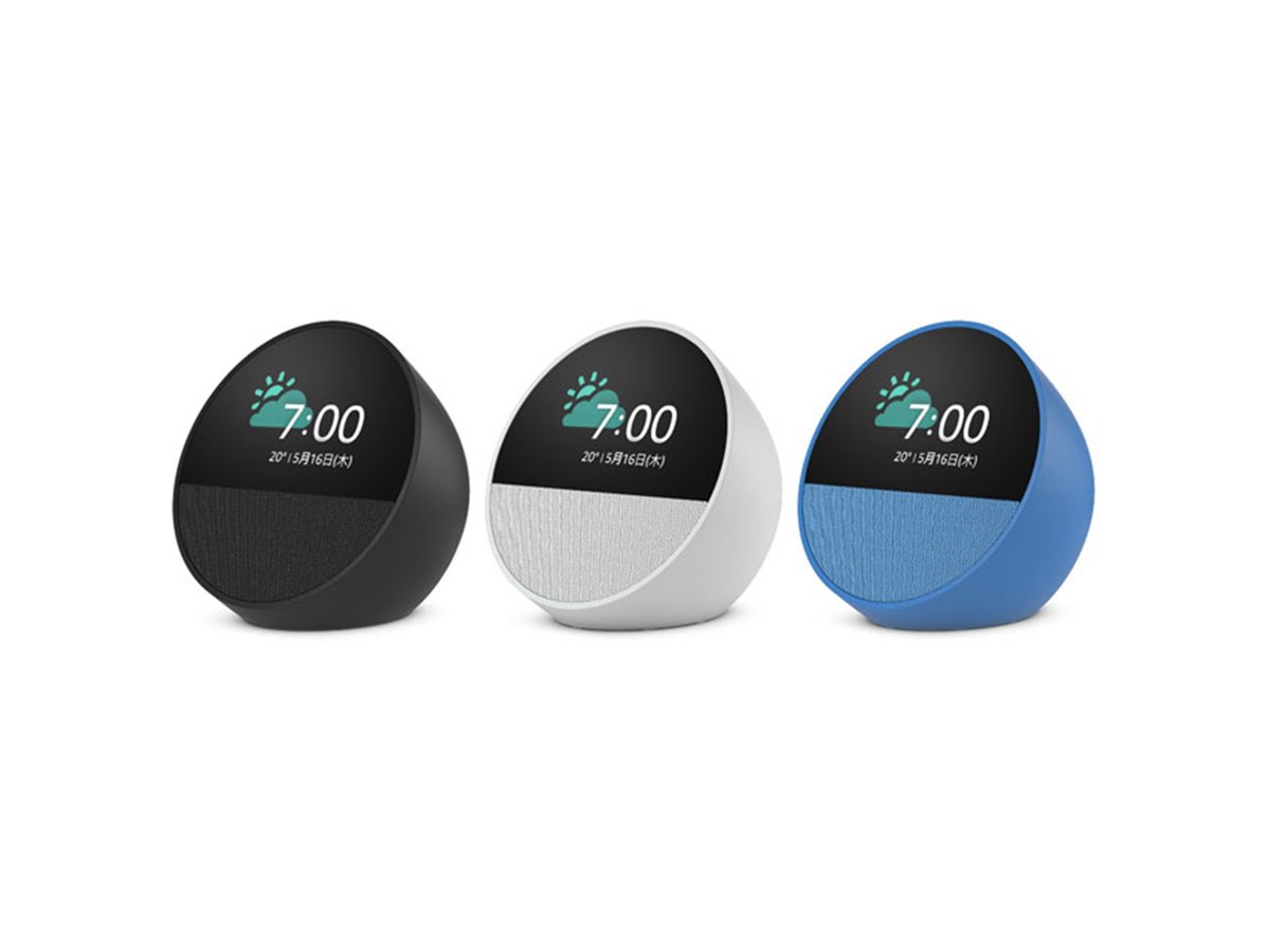 Amazon、Alexa搭載スマートアラームクロック「Echo Spot（2024年