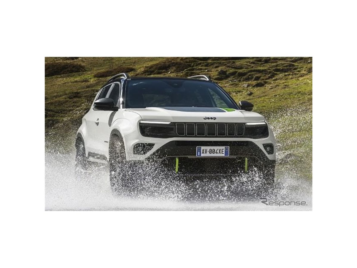 ジープの新型電動SUV『アベンジャー4xe』が冒険の旅へ - 価格.com