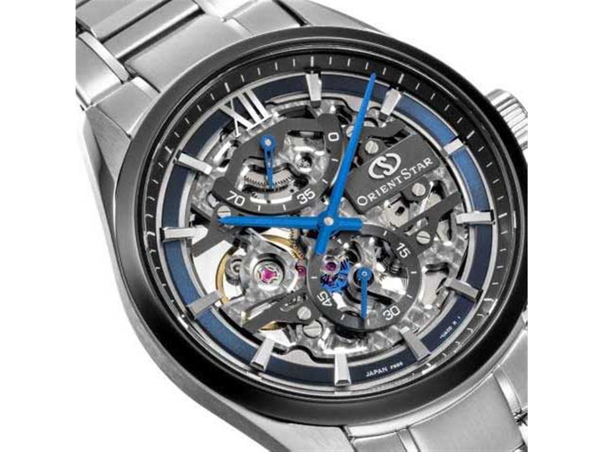 オリエントスター、M34 F8 スケルトン ハンドワインディングの