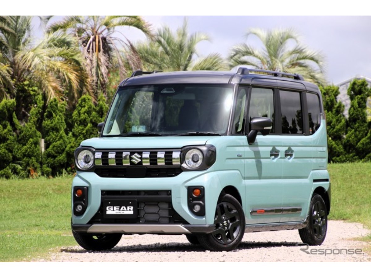 スペーシアギアの右ヘッドライト