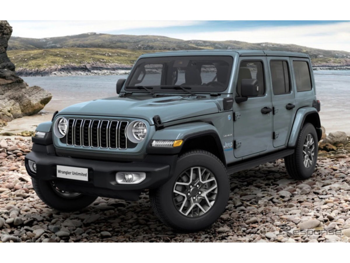 ①本目★新車外し！2024年式 ジープ　 ラングラー 純正タイヤ JL型 新車外し2024年モデルJeep JLラングラー 純正タイヤホイール5本
