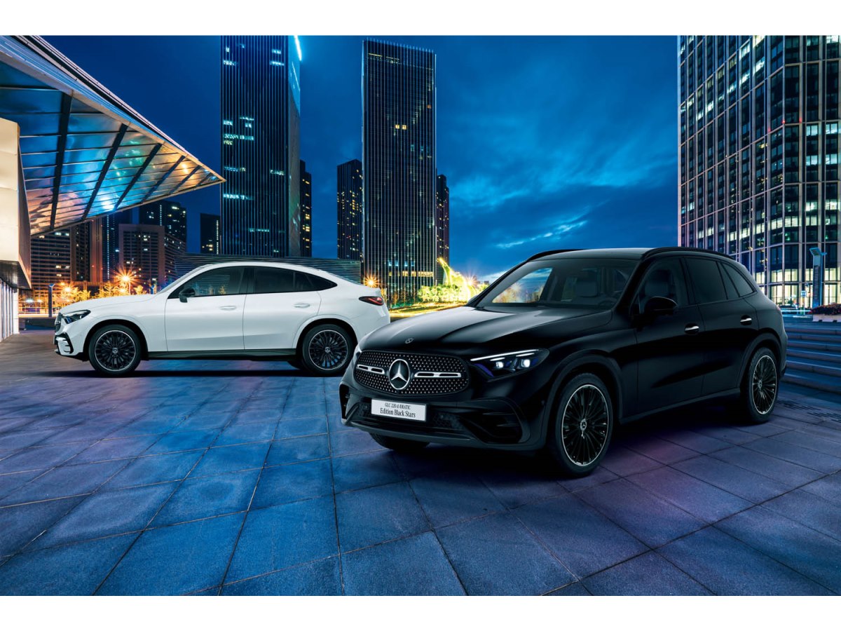 メルセデス・ベンツの「GLC」と「GLCクーペ」にブラックとホワイトの