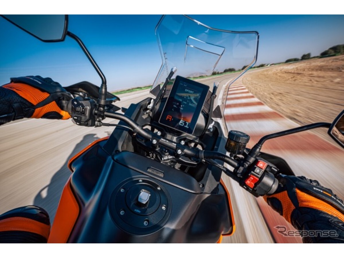 KTM、新型8.8 TFTディスプレイ発表…グローブを着用したまま操作可能