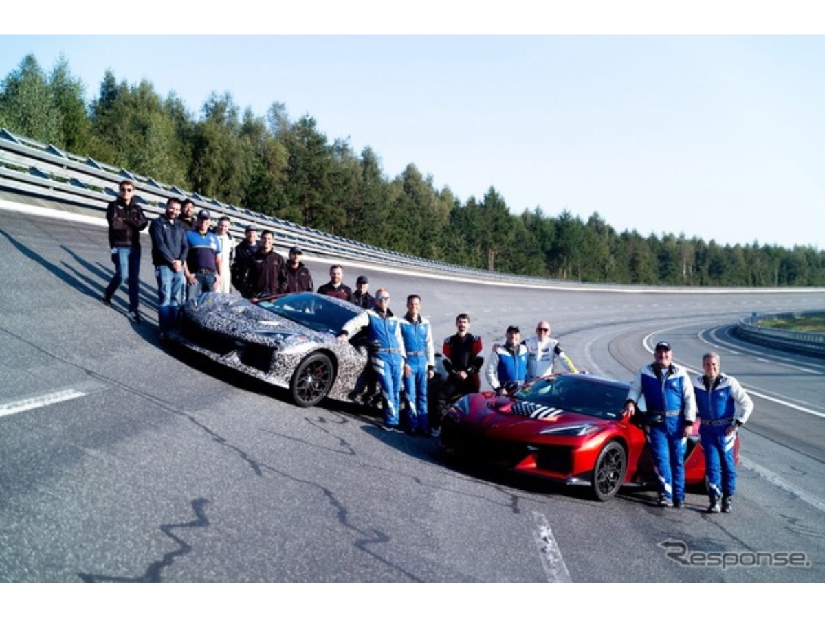シボレー・コルベット『ZR1』新型、GM社長が375km/hの最高速を記録…100