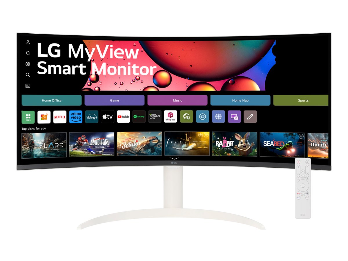 LG、3440×1440表示対応の34型曲面ウルトラワイド液晶「LG MyView Smart Monitor」 - 価格.com