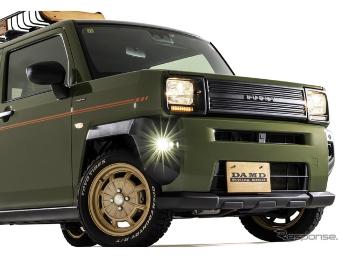 新感覚のレトロ感！ ダムド、ダイハツ『タフト』用ボディキット