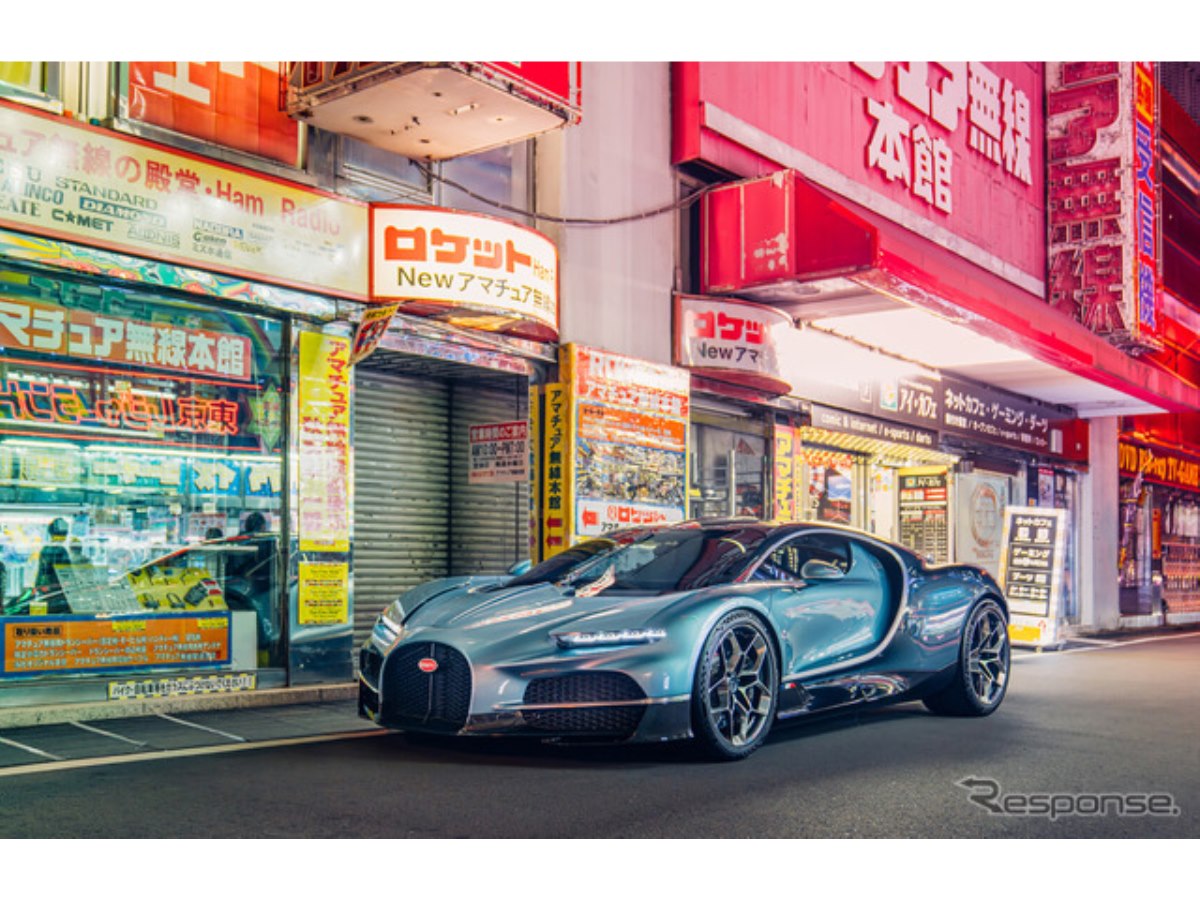 日本はブガッティにとって憧れ以上の存在」日本の風景と1800馬力の電動