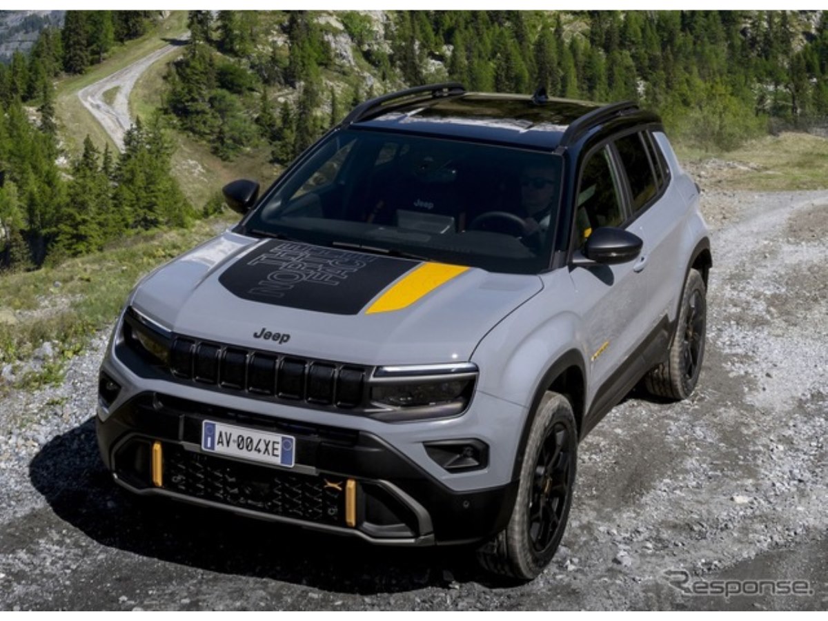 ジープ、3つの『アベンジャー』で電動化をアピール…ブリュッセル