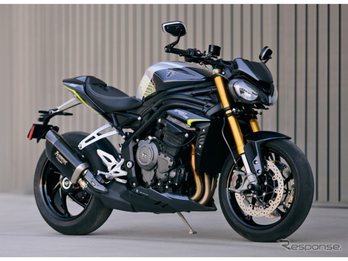 3気筒エンジンは183馬力！ 新型トライアンフ『スピードトリプル