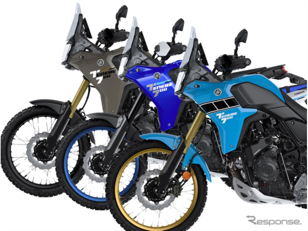 ヤマハのアドベンチャーモデル『テネレ700』が進化…電子制御スロットル
