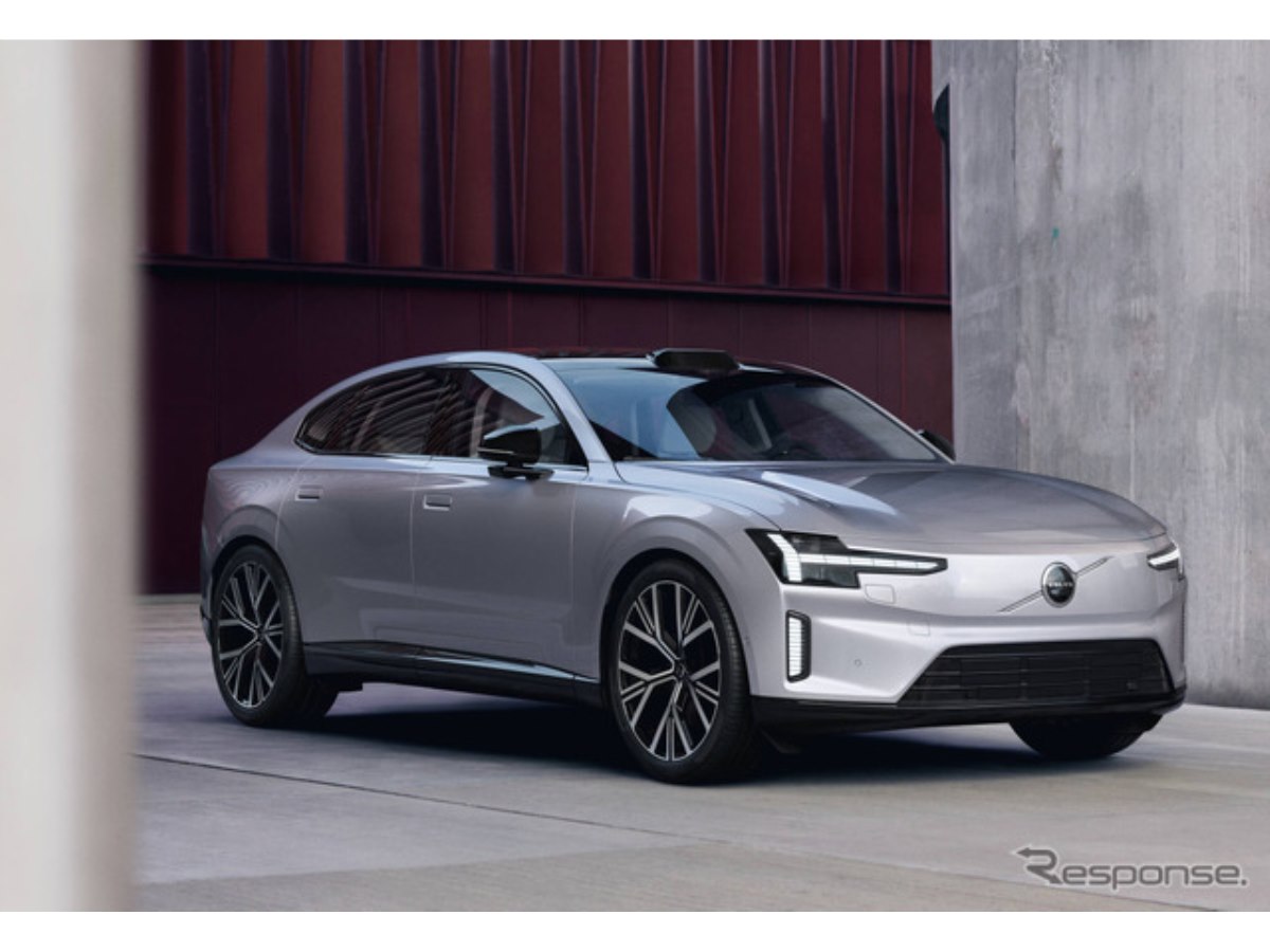 ボルボ、新型EVセダン『ES90』正式発表…800Vテクノロジー初採用で航続
