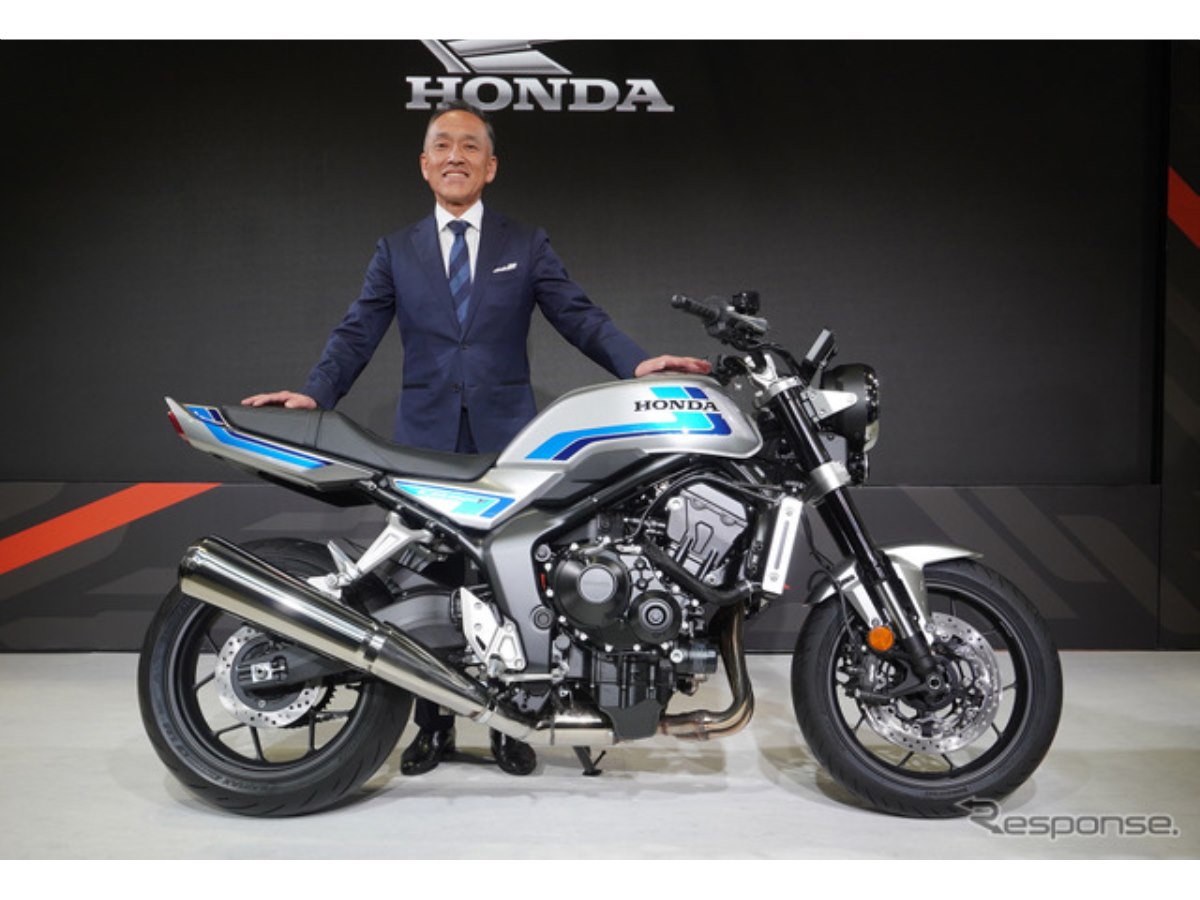ホンダ『CB1000F』世界初公開、往年の名車復活に「ありがとう