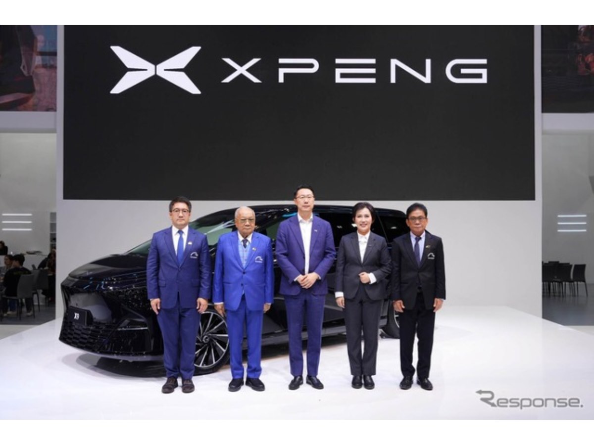 中国XPENG、タイに新型EV投入、充電インフラ構築へ…バンコクモーター