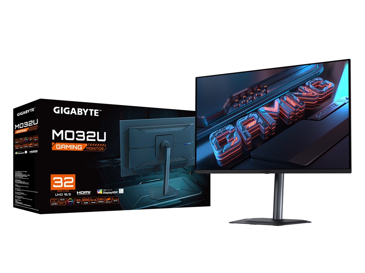 GIGABYTE、有機ELパネルを搭載した31.5型4Kゲーミングモニター