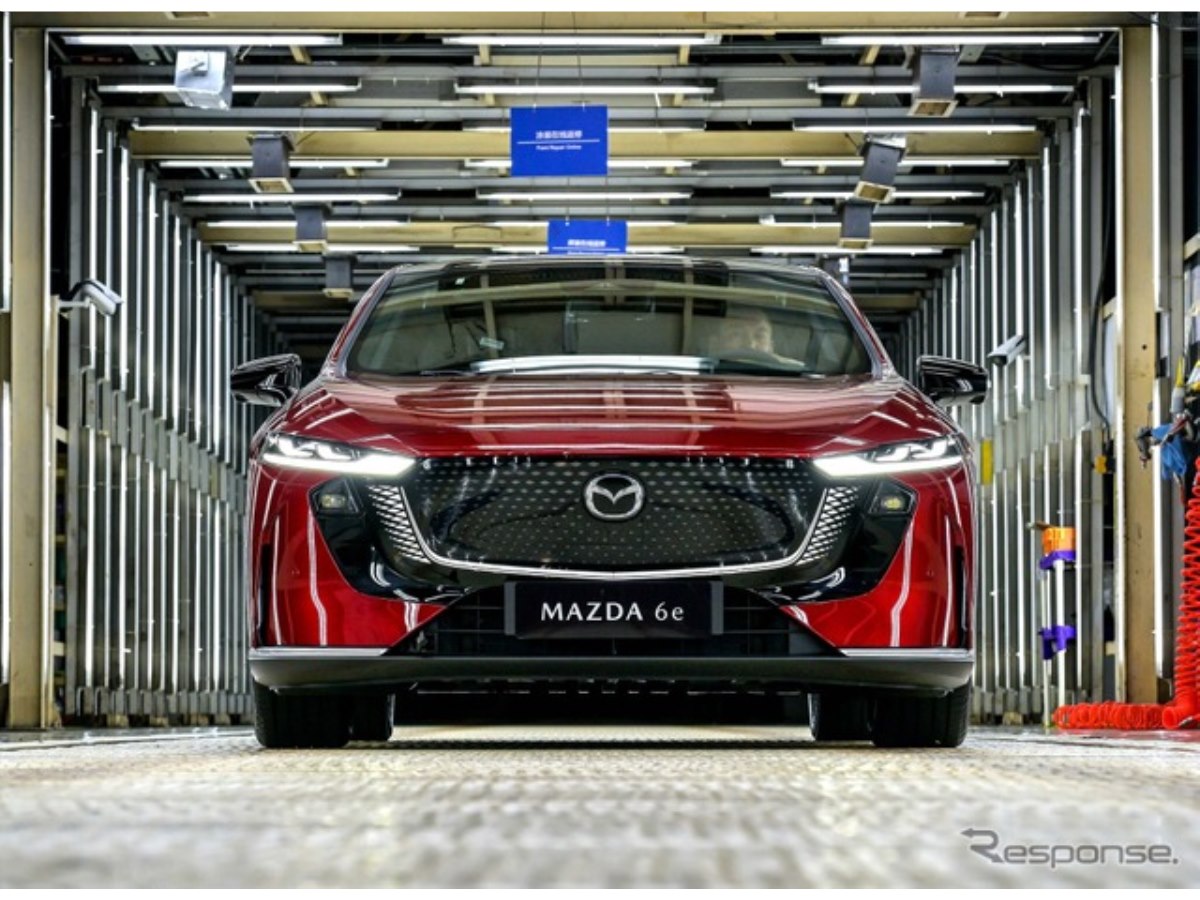 マツダ6e』中国で生産開始、グローバル戦略車の量産体制確立 - 価格.com