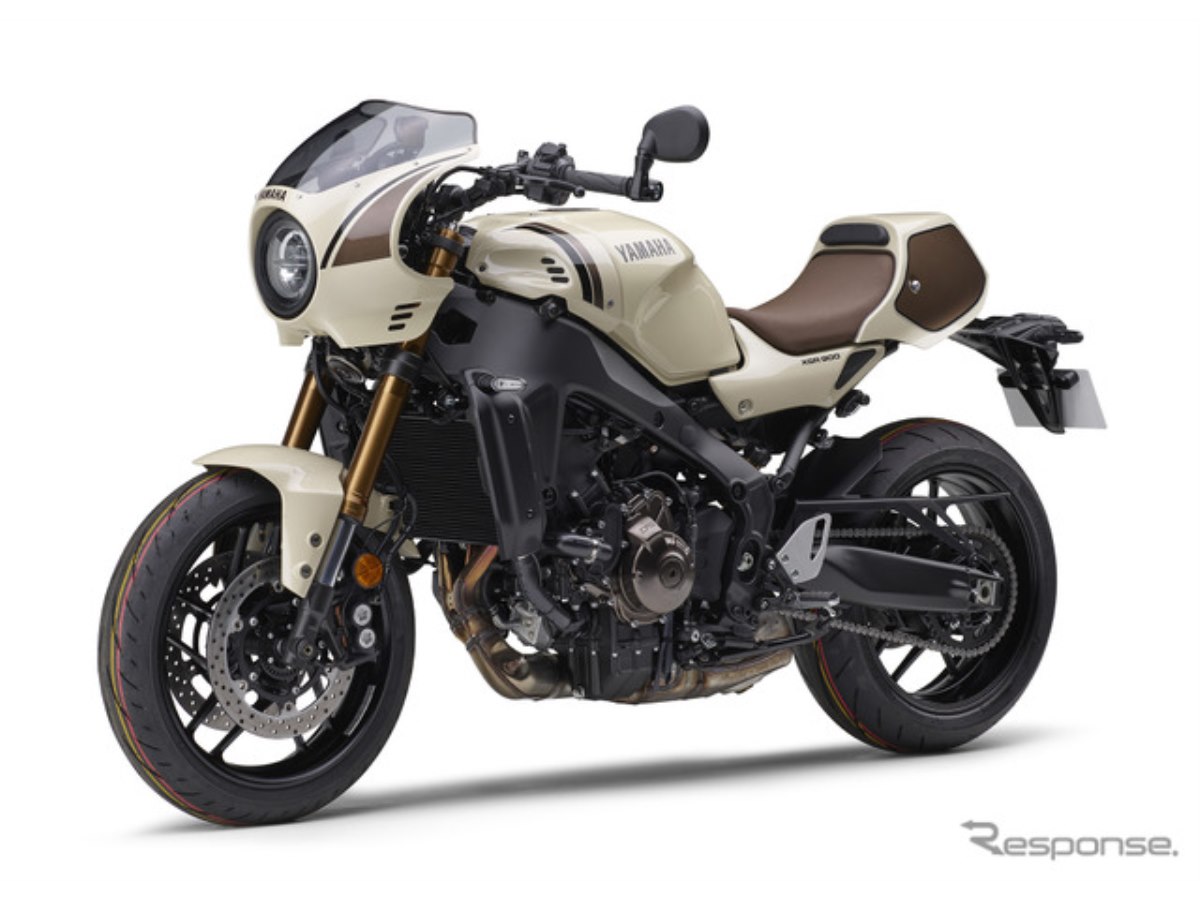 ヤマハ『XSR900』のネオレトロ感をさらにアップ！限定新色「アイボリー