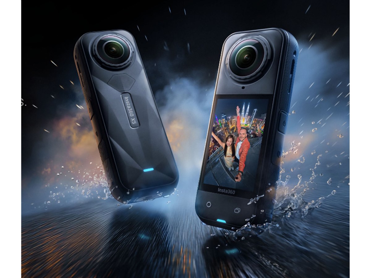 8K/30fpsの360度動画撮影に対応したフラッグシップモデル「Insta360 X5
