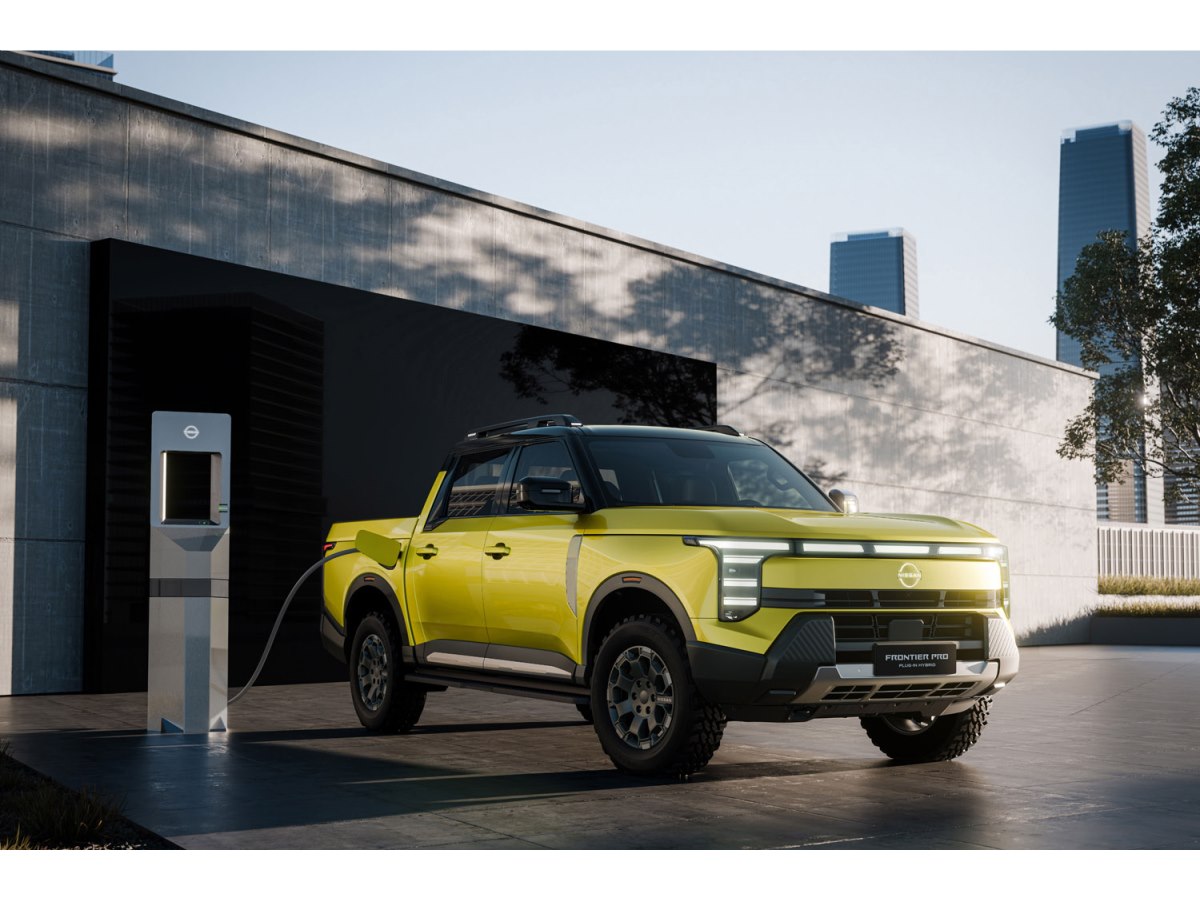 プラグインハイブリッドを採用した日産の電動ピックアップトラック