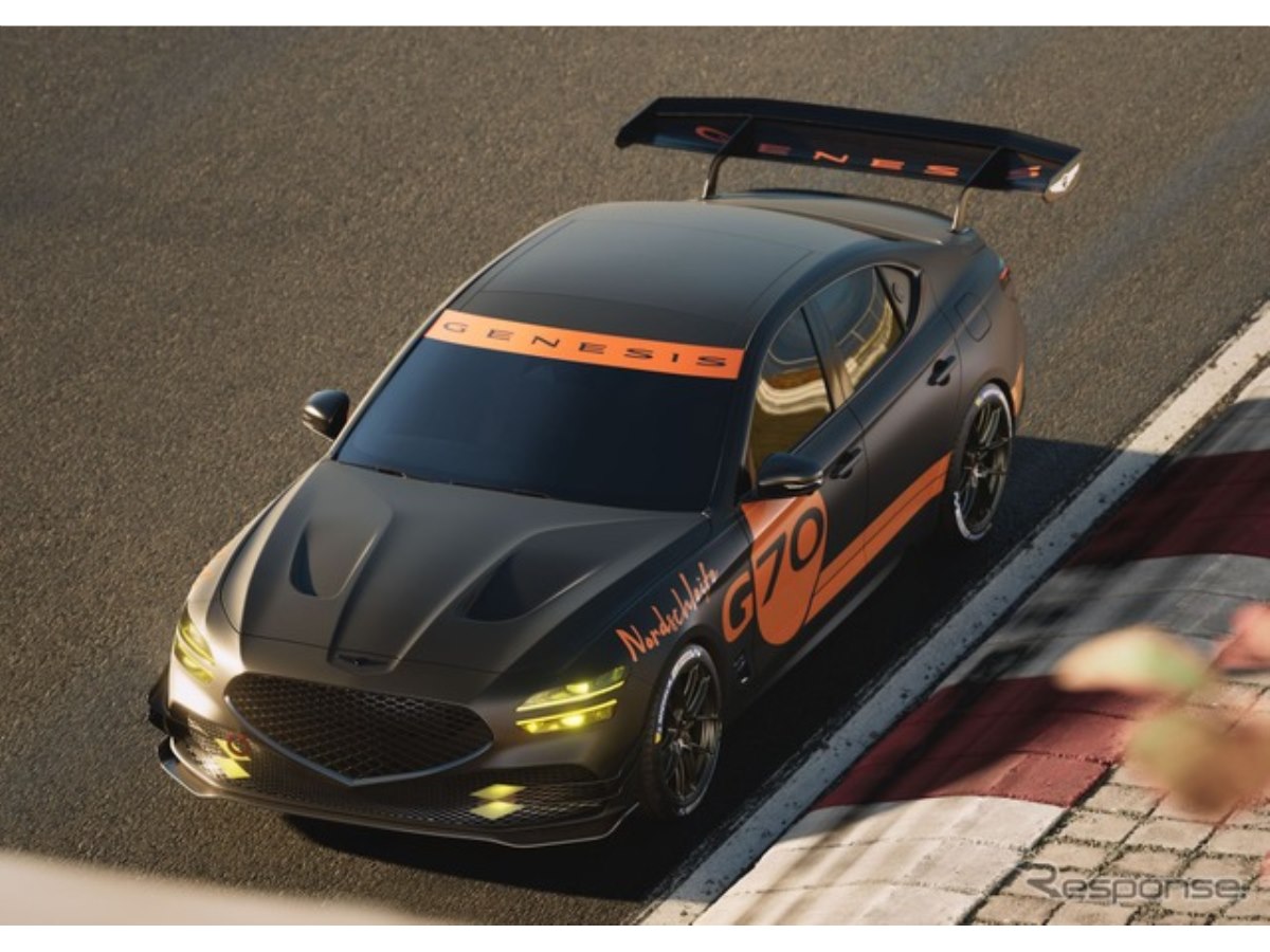 巨大リアウイング装着の「ジェネシス」セダン世界初公開！ ベースは