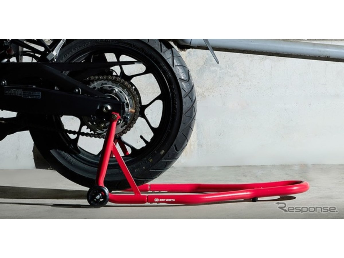 バイクの洗車＆メンテナンスを楽に、耐荷重200kgの「メンテナンス