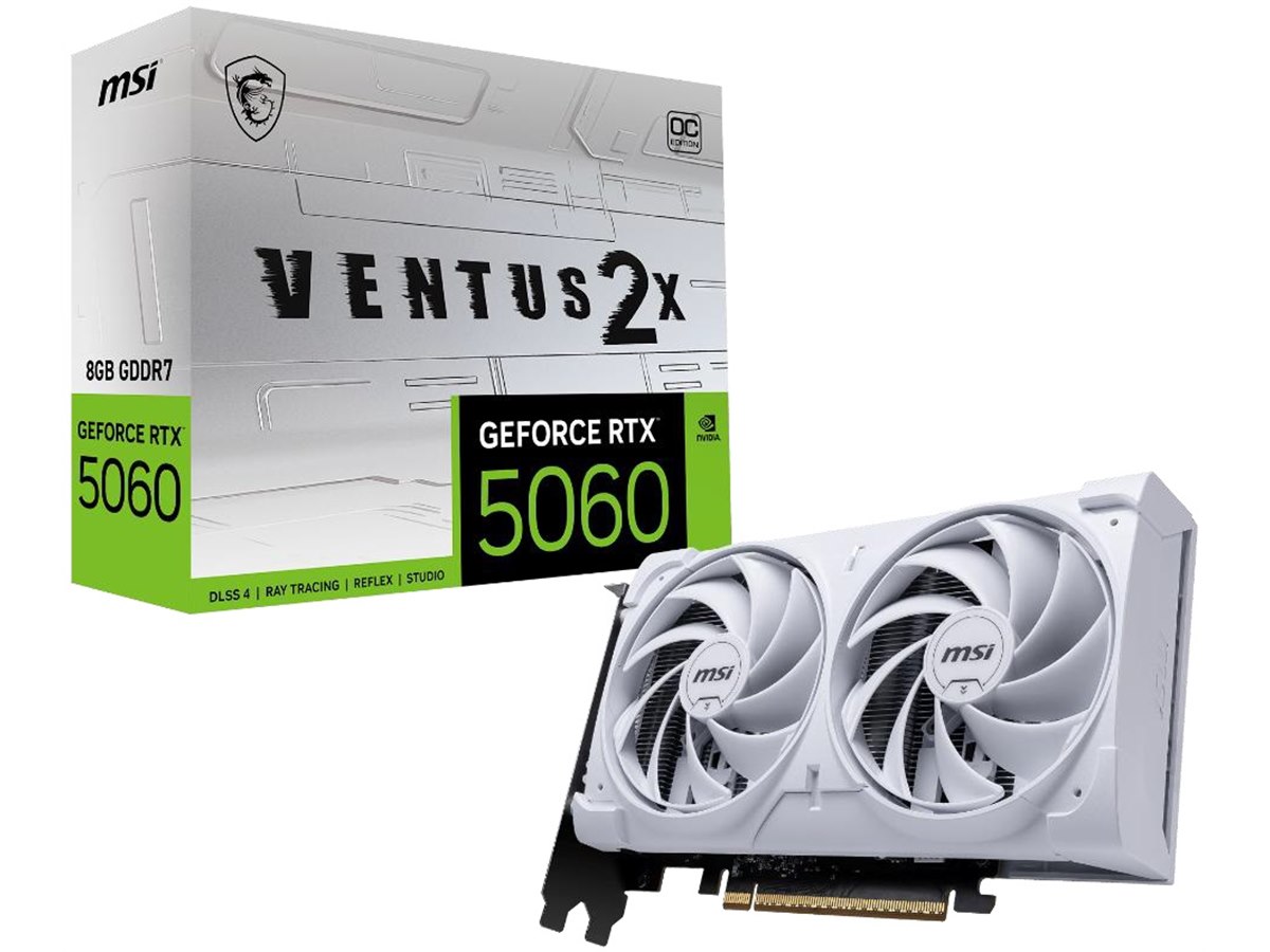 MSI、「GeForce RTX 5060」を搭載したビデオカード2モデル