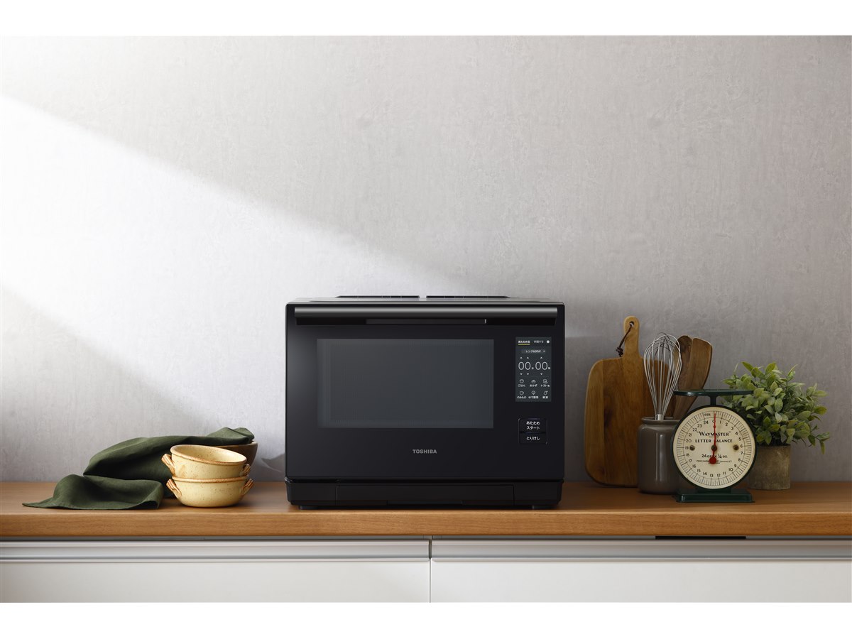 TOSHIBA オーブンレンジ コンパクト 東芝、コンパクトで高機能な過熱水蒸気オーブンレンジ「ER