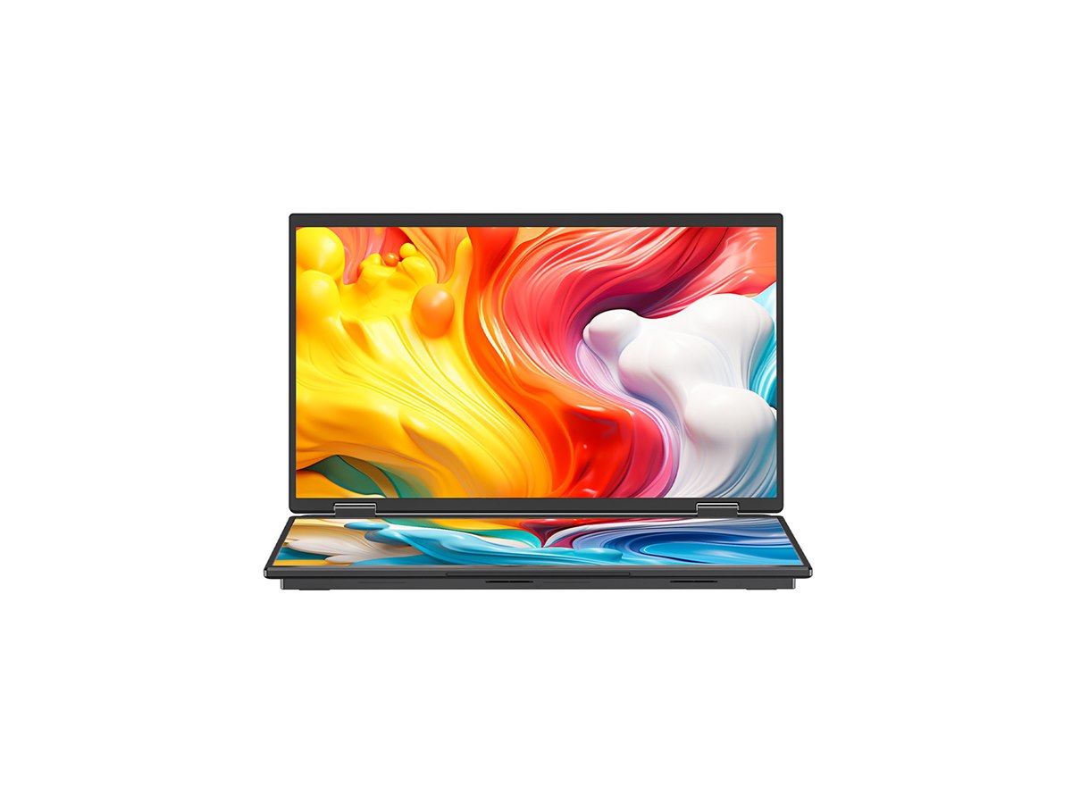 MINISFORUM、ケーブル1本で2画面表示を実現する15.6型デュアル