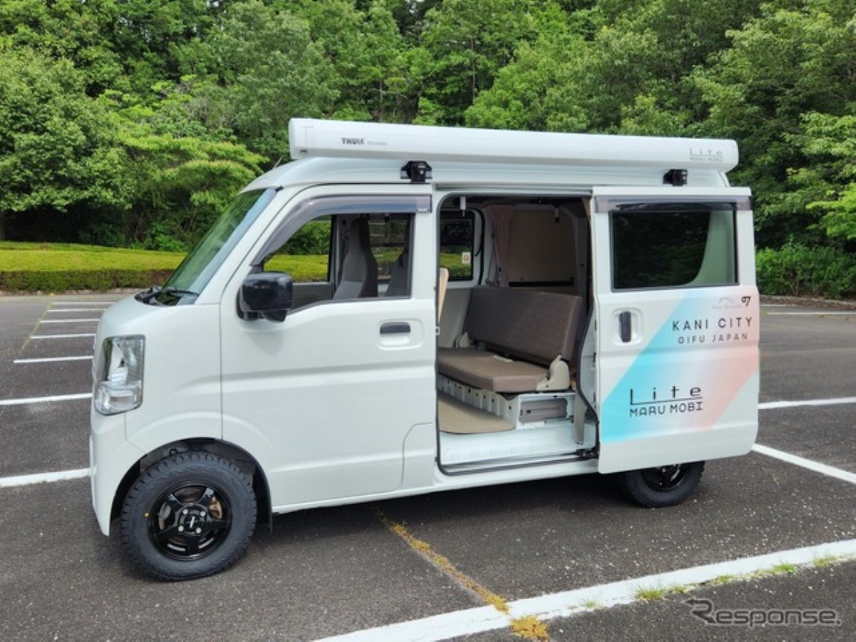 スズキ『エブリイ』が災害時は「シェルター」に、軽キャンピングカーの