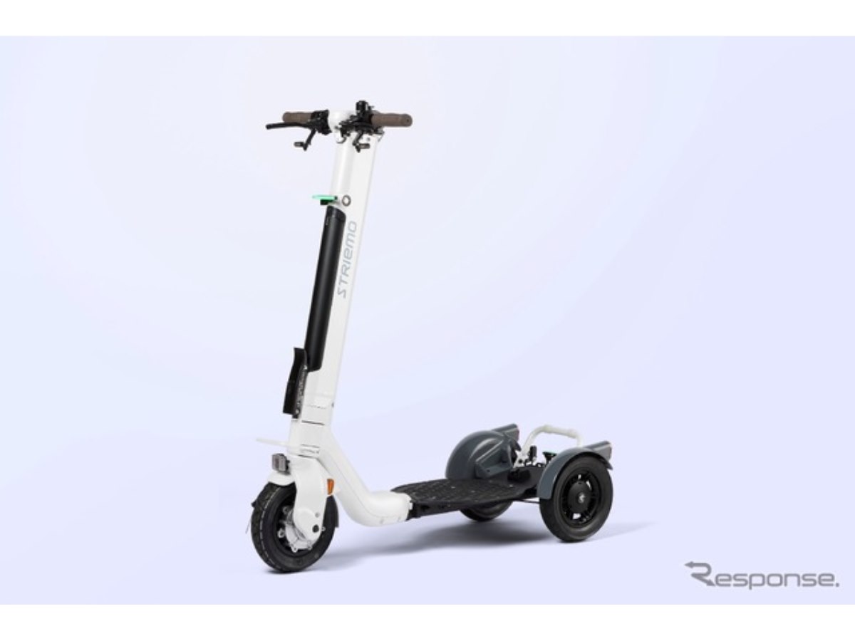 立ち乗り三輪電動モビリティ「ストリーモ」のバランス性能が
