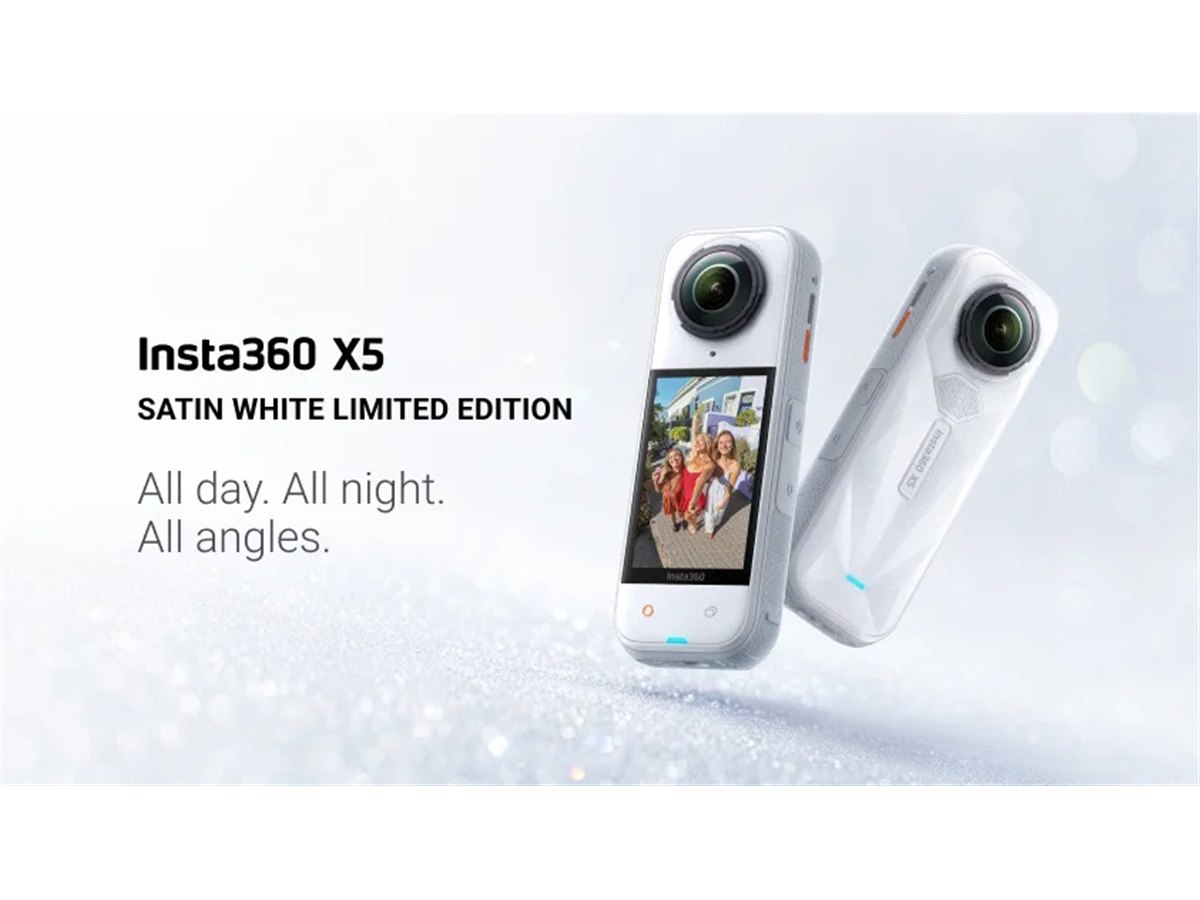 Insta360、8K/30fpsの360度動画撮影対応の「Insta360 X5」にサテン