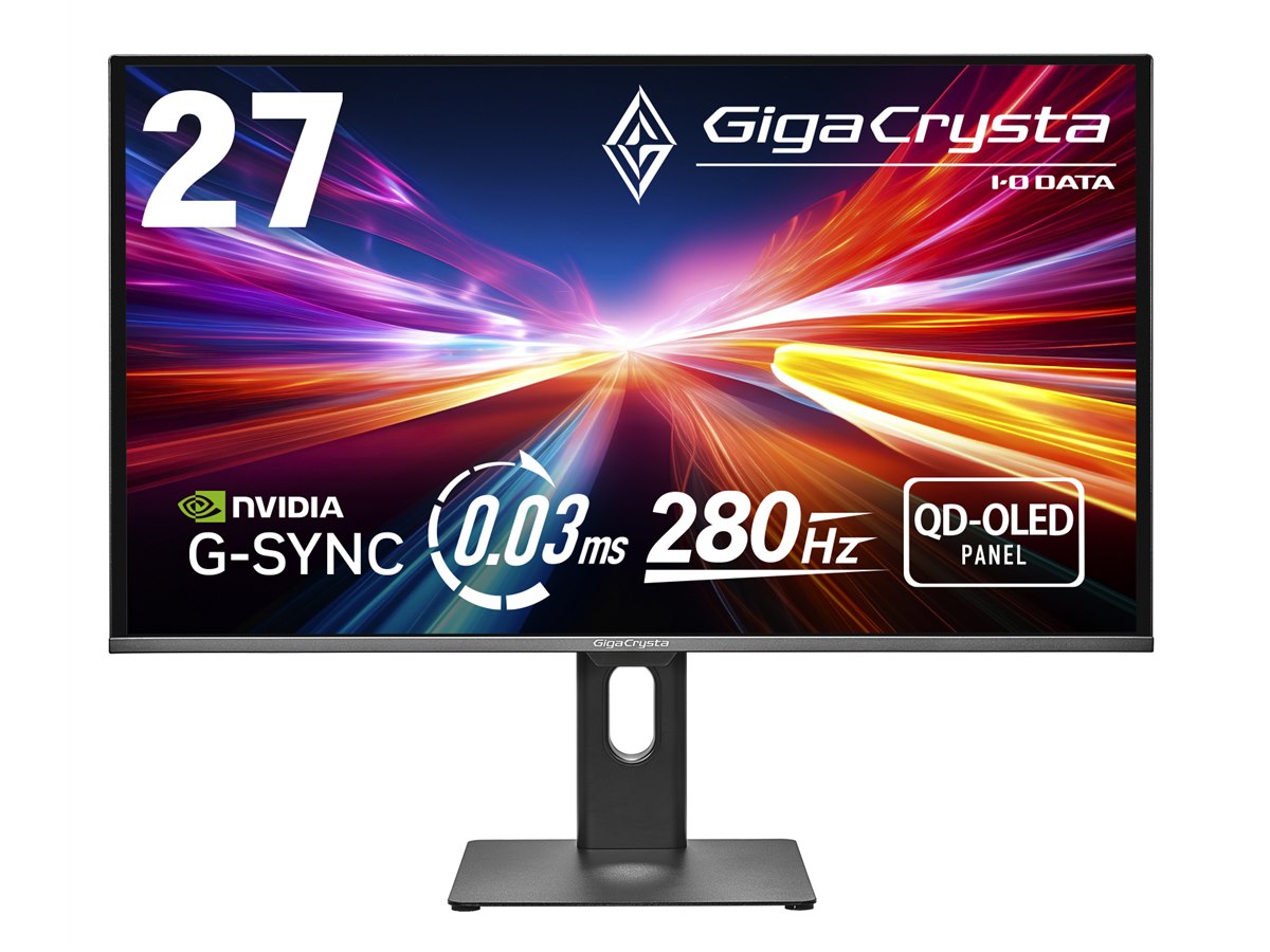 GigaCrystal モニター 本体 付属品付き lcd-gc241sxdb_migihuri.jpg