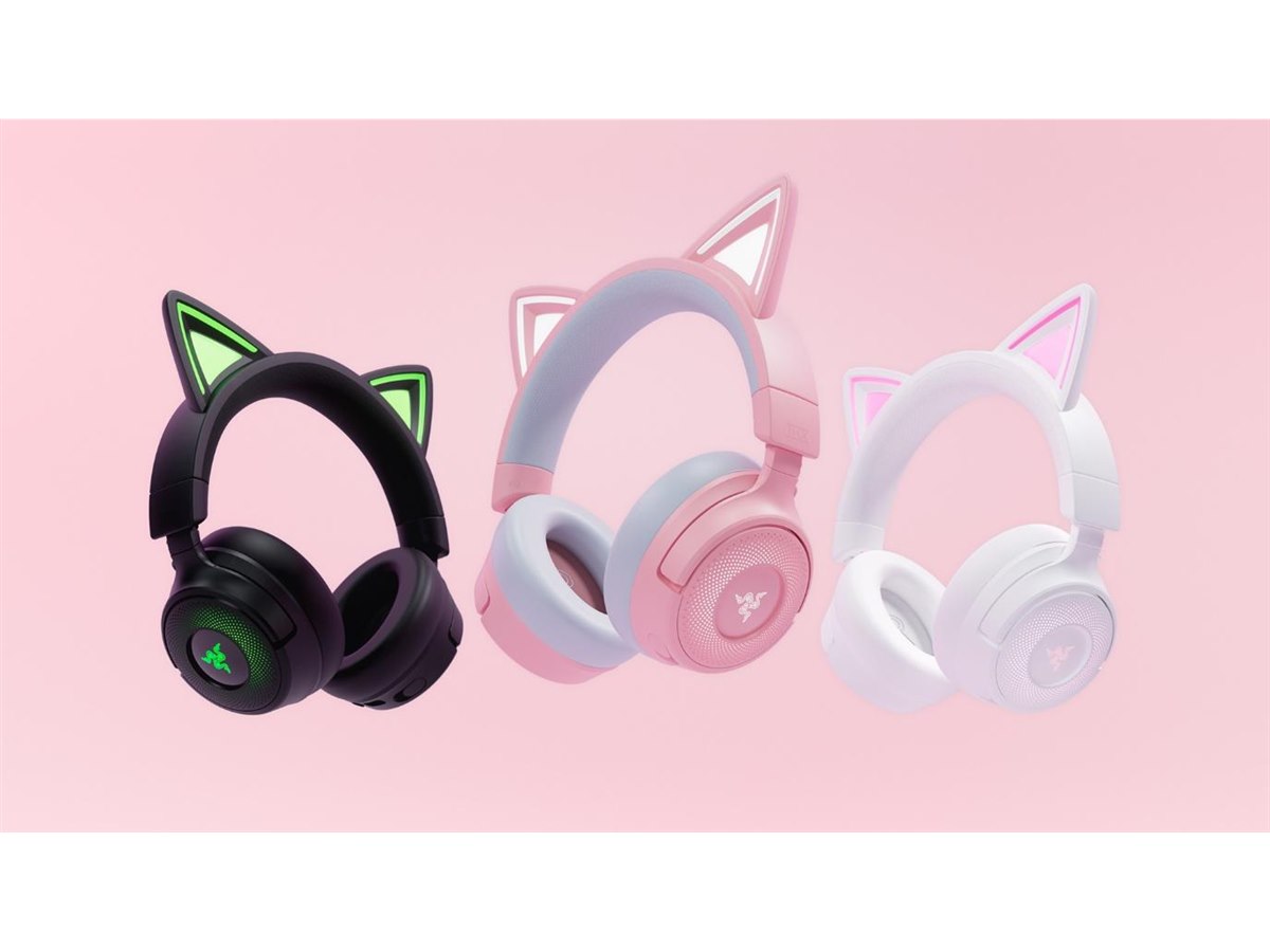 Razer KRAKEN Kitty Edition ゲーミングヘッドセット Amazon.co.jp: Razer レイザー Kraken Kitty V2 BT Quartz Pink