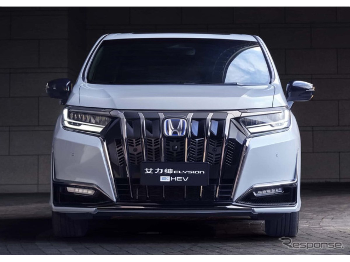 あのホンダ『エリシオン』が中国で生きていた！ 新グリル採用の新型