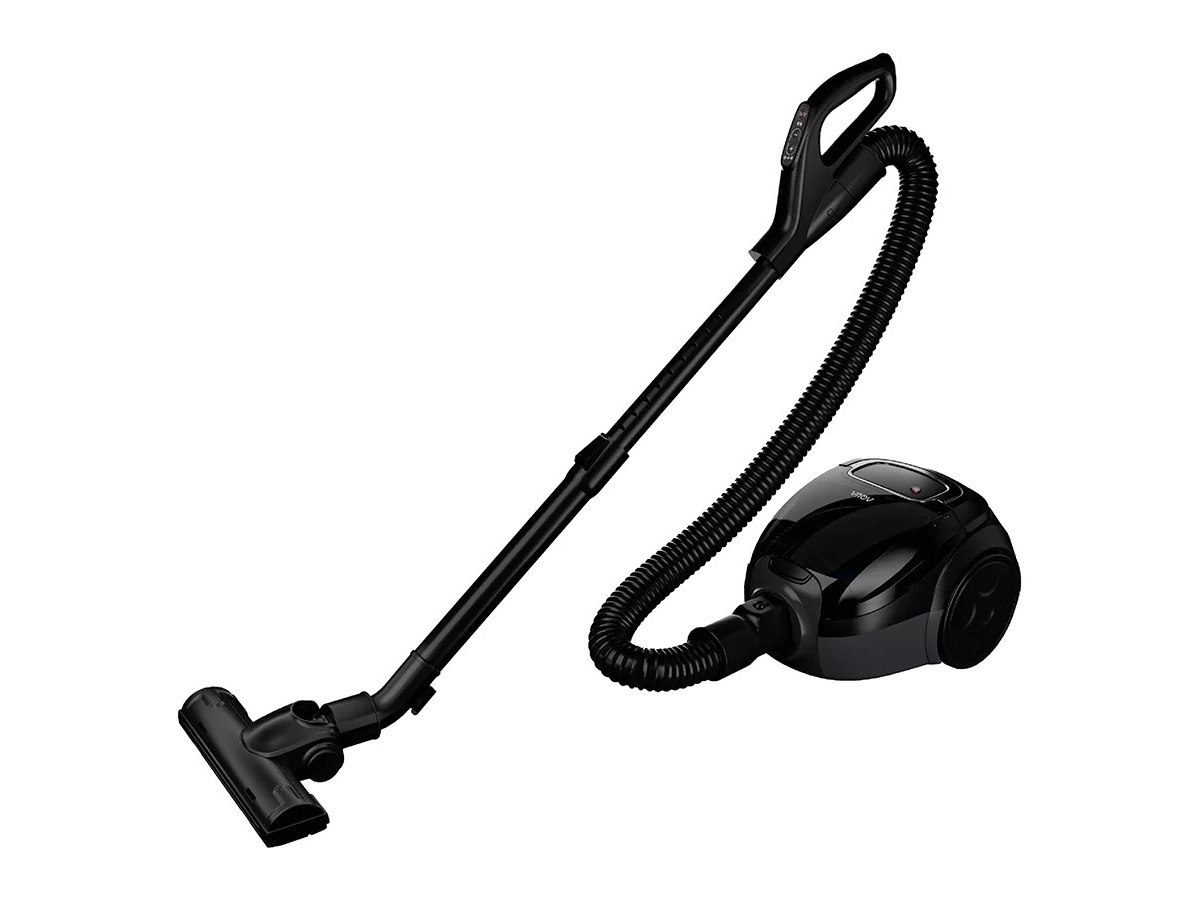 18,700円、AQUAからシンプルでパワフルな紙パック式キャニスター