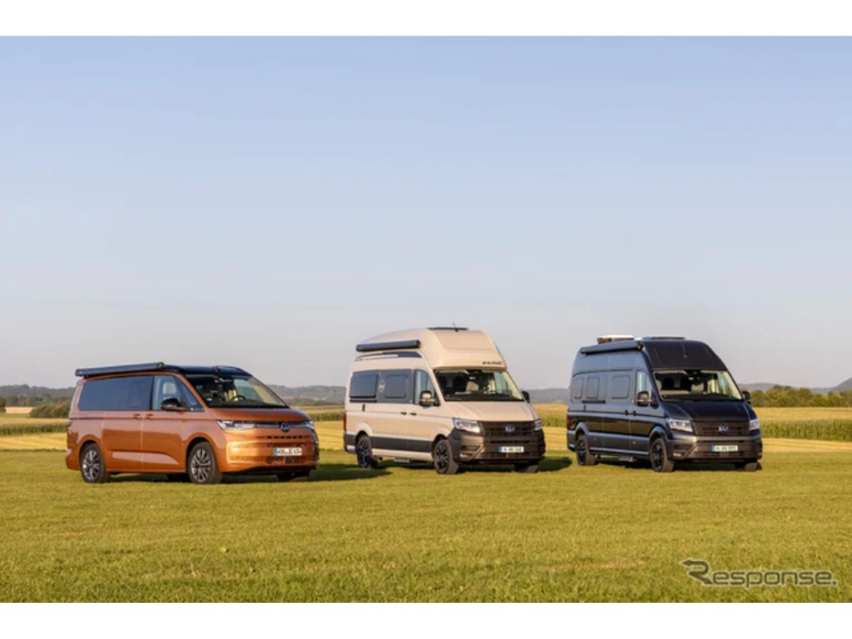 VW、最新キャンピングカーのフルラインナップ出展…独キャラバンサロン