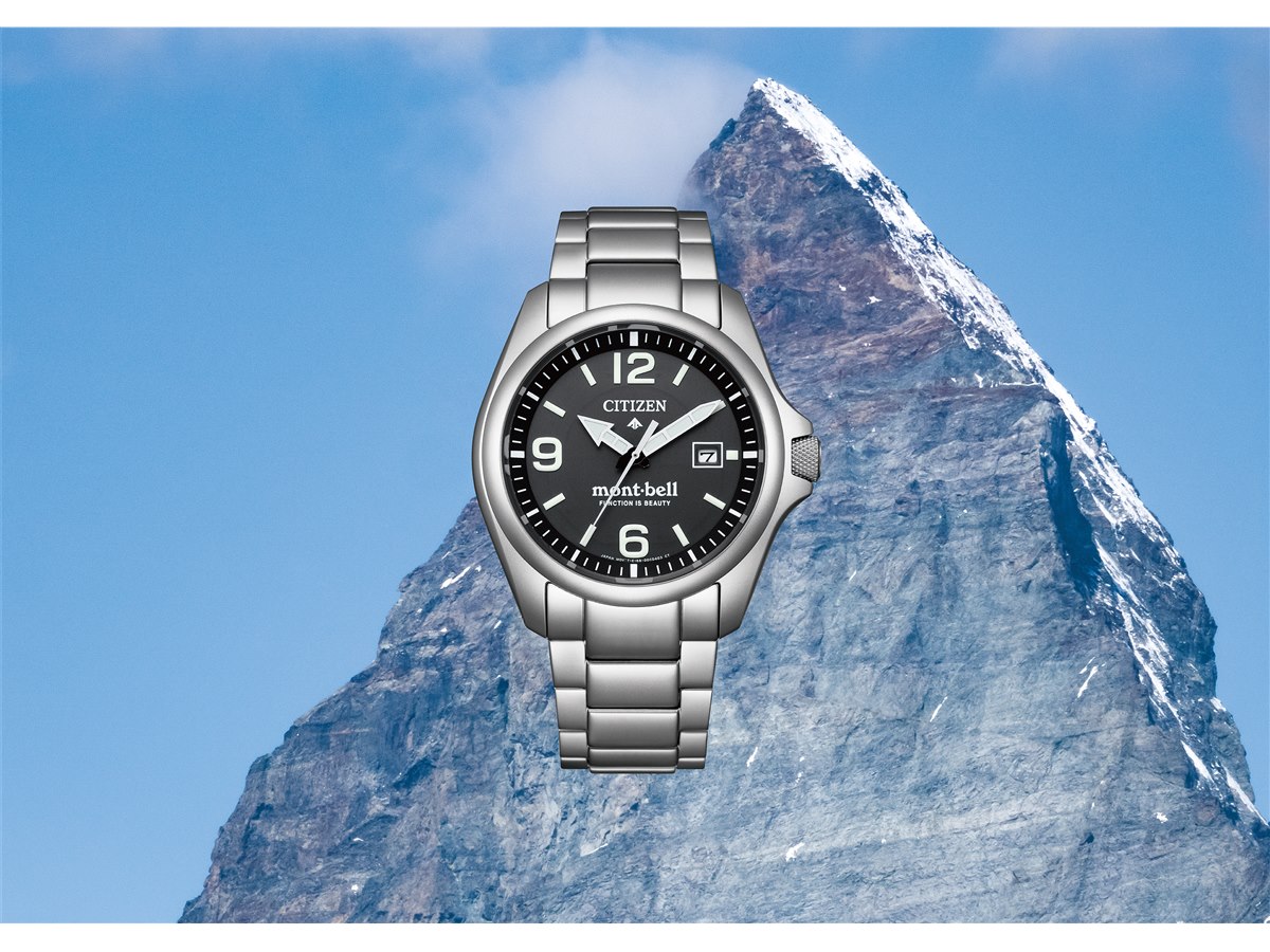 新同 未使用 CITIZEN mont-bell Limited Edition Citizen Promaster Land Mont-bell Collaboration Limited