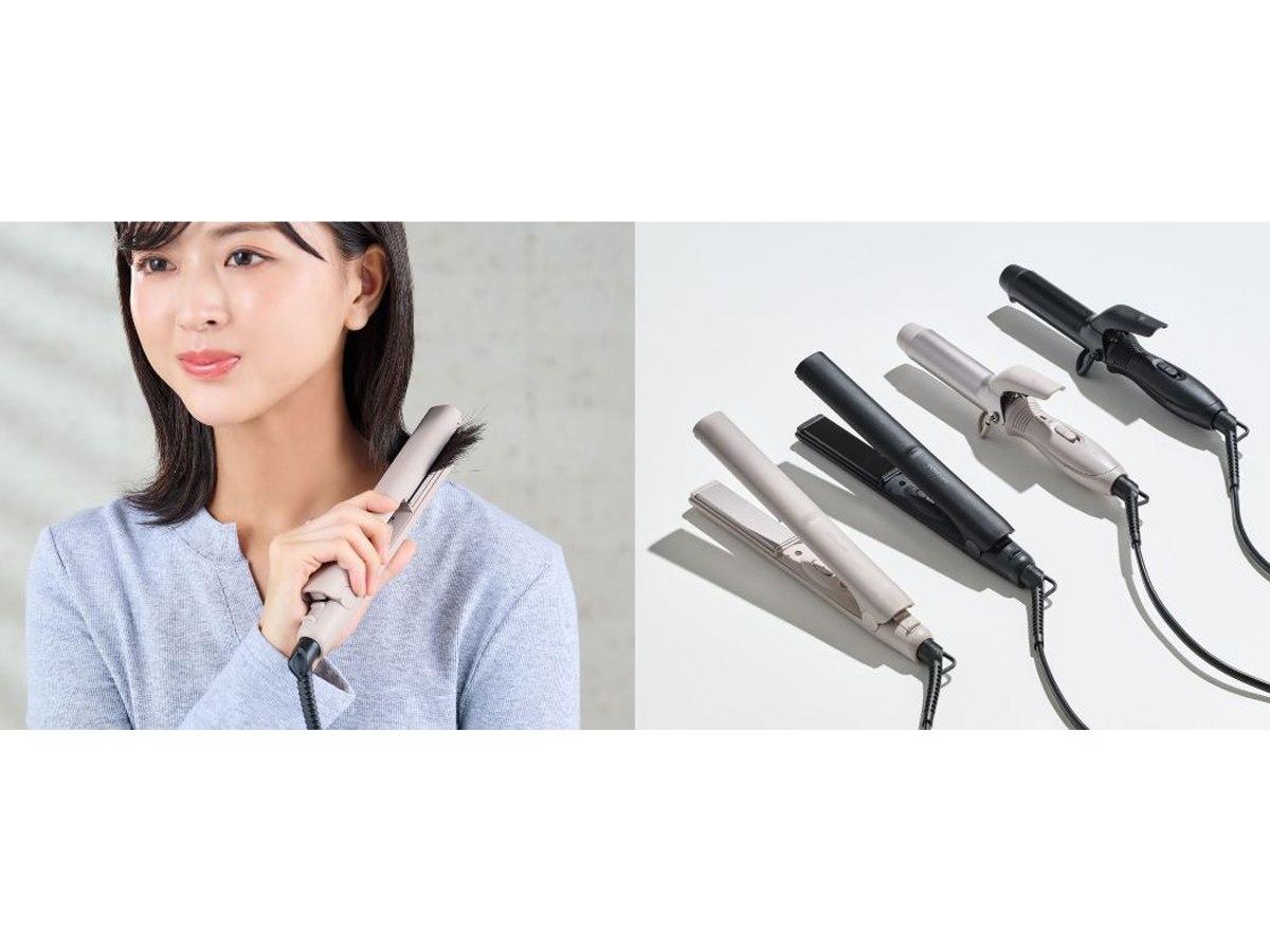 テスコム、最高190度で本格的なスタイリングができる「ミニストレート