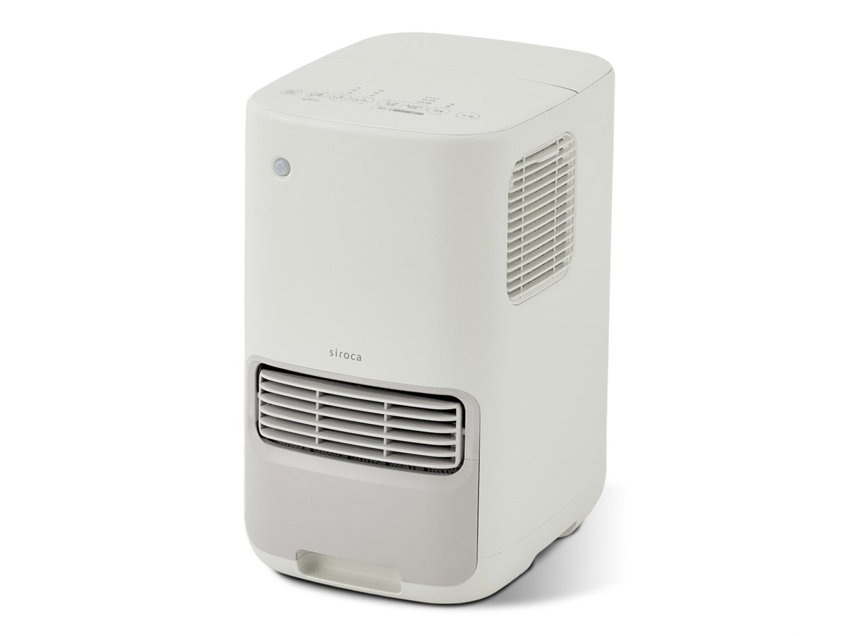 シロカ、A4スペースに設置できる加湿機能付きファンヒーター